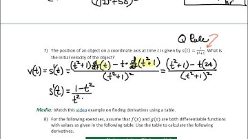 3.3 Video Part 3 Derivative Rules