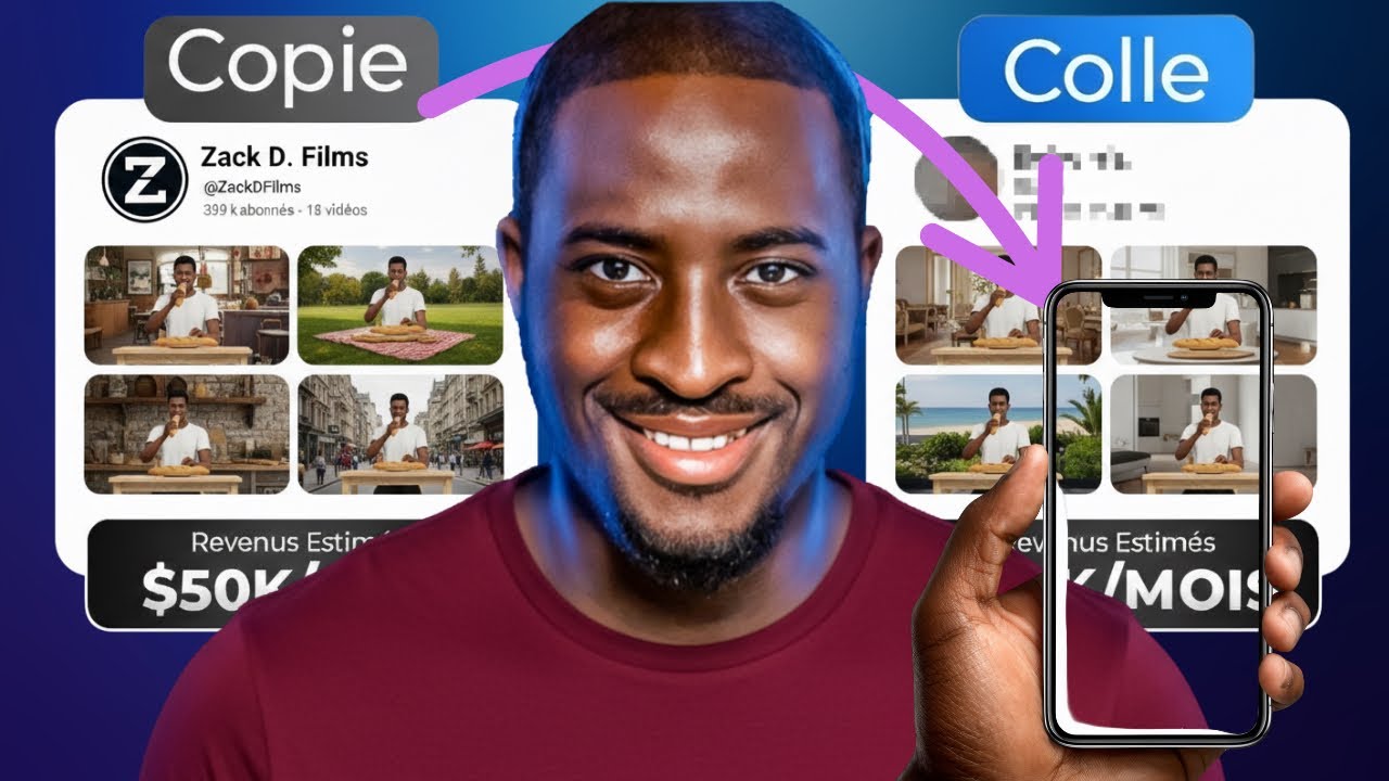 Google WHISK:Comment utiliser ton téléphone pour faire des vidéos 3D virale de TikTok grâce une IA  