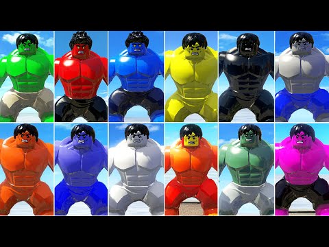 #Shorts All Hulk COLORS in LEGO VideoGames