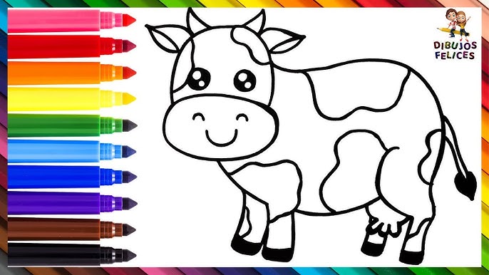 Cómo Dibujar Una Vaca 🐮 Dibuja y Colorea Una Linda Vaca 🐄🌈 Dibujos Para Niños - YouTube c-mo-dibujar-una-vaca-dibuja-y-colorea-una-linda-vaca-dibujos-para-ni-os-youtube