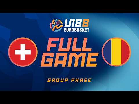LIVE - Switzerland v Romania | FIBA U18 EuroBasket 2026 Division B | Group Phase