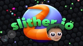 Кто больше наберет в игре Slither.io? Играем на мобильном. Артур против папы