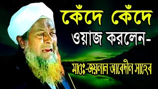 কেঁদে কেঁদে ওয়াজ করলেন  বক্তাঃ জয়নাল আবেদীন সাহেব  || joinal abedin jalsawaz bangla|| 2023||Waz||