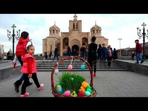 Пасхальные богослужения прошли в армянских церквях