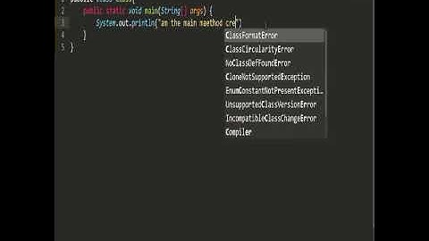 How to create a class in java using sublime text 3