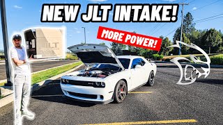 INSTALLING THE NEW JLT INTAKE FOR MY 2022 CHALLENGER HELLCAT! (BEST INTAKE?)
