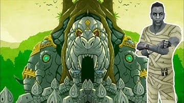 Barry Bones Mummy Running in Lost Jungle Temple Run 2