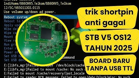 CARA SHORTPIN ANTI GAGAL STB B860H V5 OS12 TAHUN 2025 BOARD BARU TANPA PUTTY , TANPA FASTBOOT