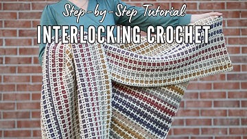 How to Make an Interlocking Crochet Blanket Step by Step Tutorial