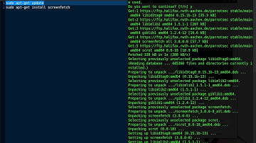 How to install screenfetch on Parrot OS