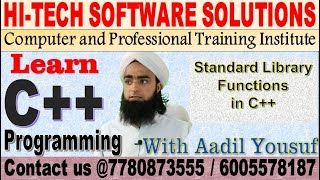 Standard Library Function | CSTRING in C++ | C++ Programming