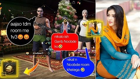 Random 3 players call me Noob / challenge for 1vs 3 TDM room (part - 53)