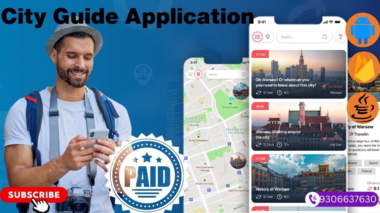 City Guide Android Studio Project with Source Code | College Project ...