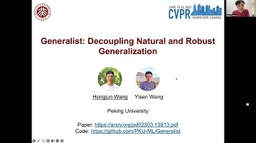 [CVPR 2023 Highlight] Generalist: Decoupling Natural and Robust Generalization