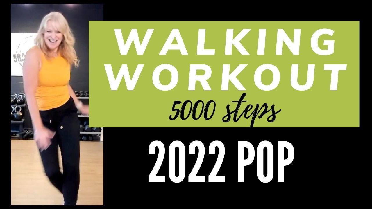 2022 POP Walking Workout 5000 steps Fun Low Impact Easy to follow Exercise YouTube