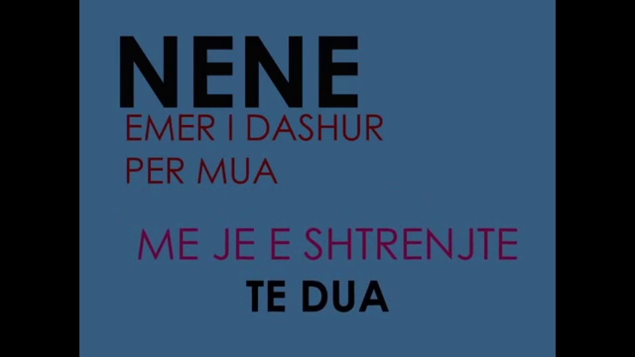 Anita Take - Kenga e Nenes ( Lyrics/Me Tekst)