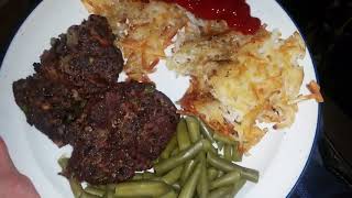 black beans hash browns