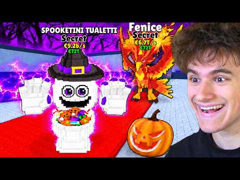 HO SBLOCCATO TUTTI I NUOVI BRAINROT SECRET OP CON LA FORTUNA ''LAPIDE'' su STEAL A BRAINROT!