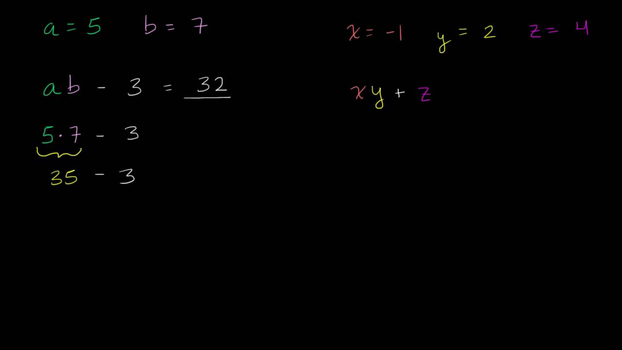 evaluating-expressions-with-two-variables-youtube