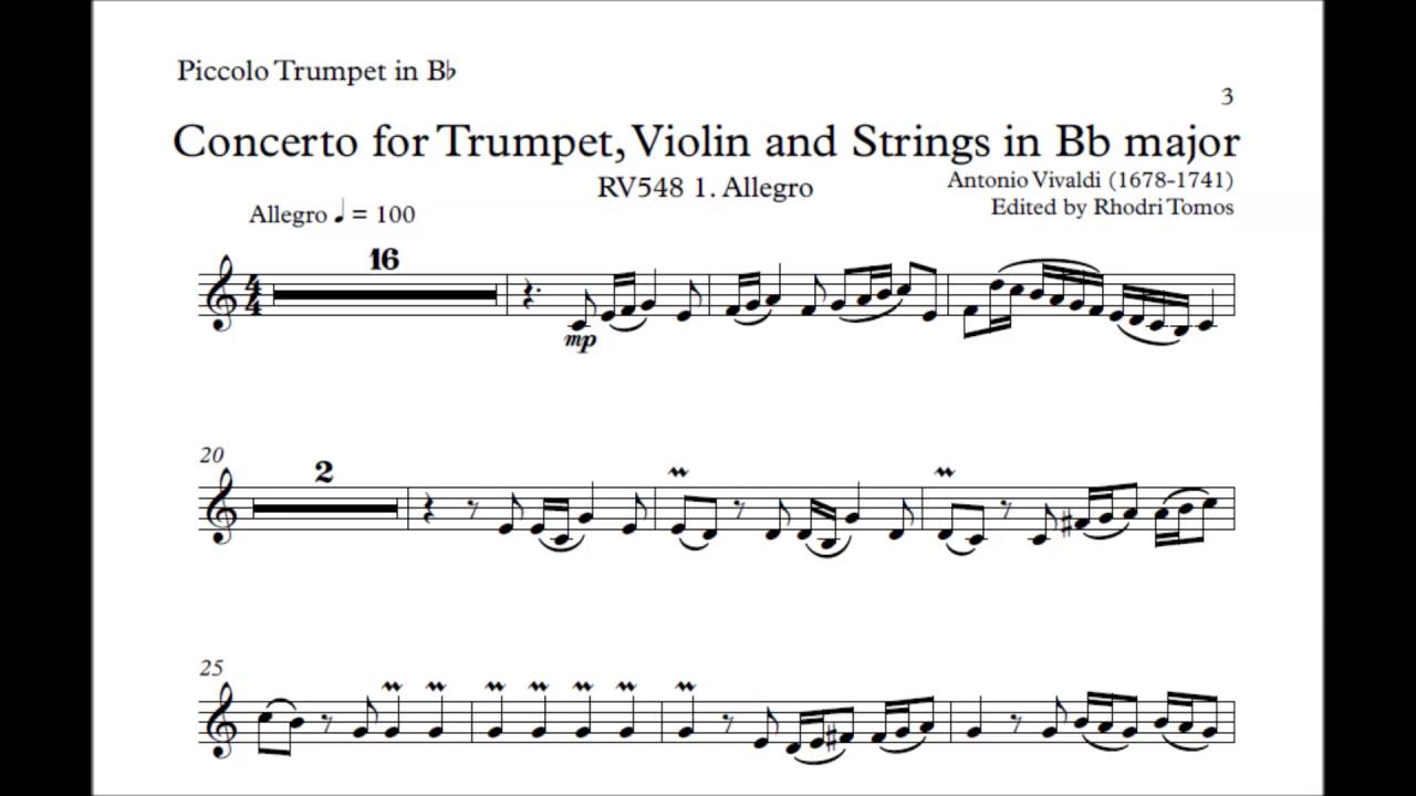 haydn trumpet concerto 2nd movement pdf