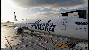 XP12.3.2 Flying the MAX 9 Alaska Flight Ops | KPDX-CYVR-KSLC