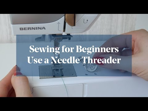 How to Use a Needle Threader  Step by Step for Beginners - Easy Sewing For  Beginners