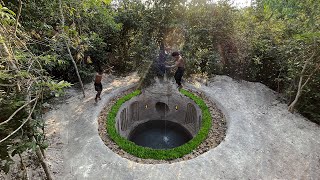 Building Underground Swimming Pool in The Deep Wilderness Spend 1 days