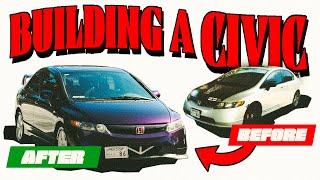 Building a *CLEAN* Civic in 10 minutes!!! #honda #civic #build