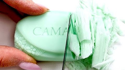 Cutting dry soap on the table 🔪 ASMR Soap Carving relaxing Sounds ! (no talking) Satisfying Video