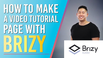 Brizy Page Builder Plugin Tutorial | Making a Wordpress Video Page