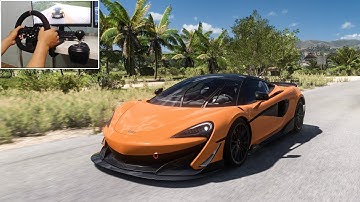 Mclaren 600LT | Forza Horizon 5 | PXN V10 Steering Wheel Gameplay
