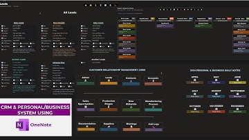 How I Use OneNote For My CRM, Personal /Business & Daily Note. Full Detailed Review.