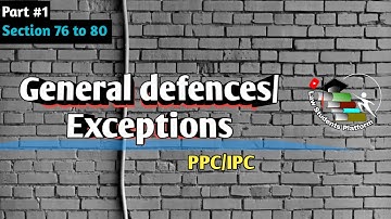 Section 76 to 80 | General defences/Exceptions | PPC IPC | LSP | Law Students Platform
