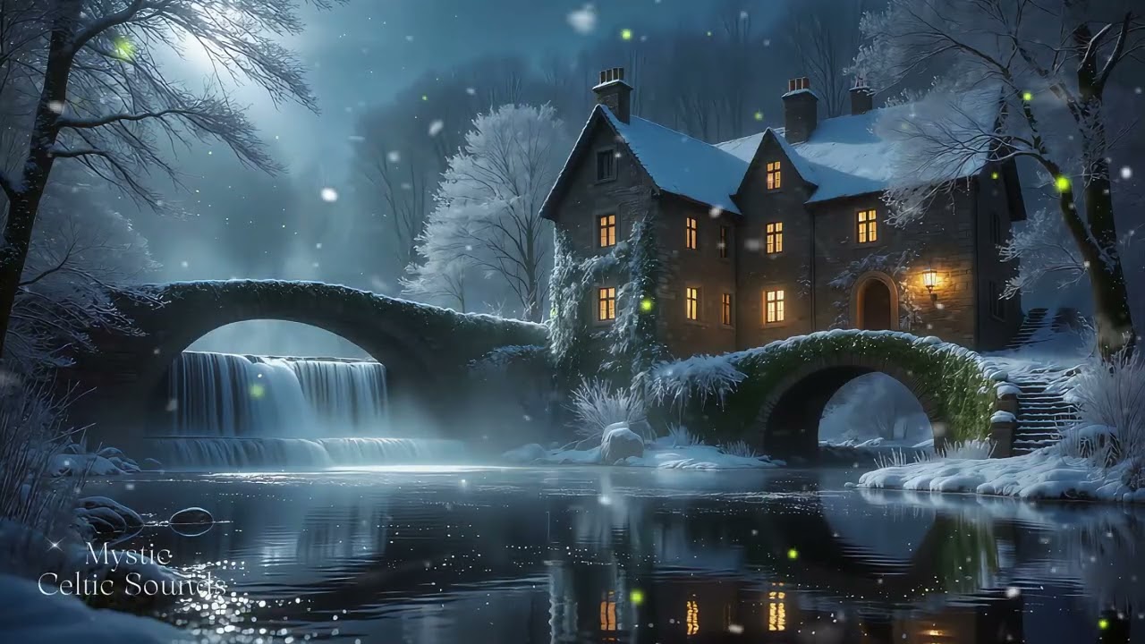 🌨️ Susurros del Bosque Helado – Música Celta Invernal para Calmar la Mente Cansada