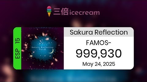 [DDR WORLD] Sakura Reflection ESP - 15 999,930