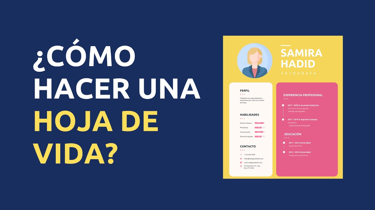 Cómo Hacer Una Hoja De Vida Cómo Conseguir El Trabajo Que Deseas