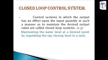LECTURE 1 BASICS OF CONTROL SYSTEM