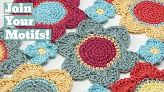 How To Join Flower Motifs Together