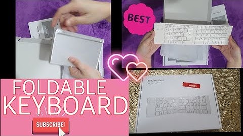 BT KEYBOARD from Miniso / Foldable / Wireless/ Bluetooth / Unboxing💕