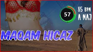Backing Track Maqam Hicaz for Guitar and Bass (with Arabic Strings and Percussions)