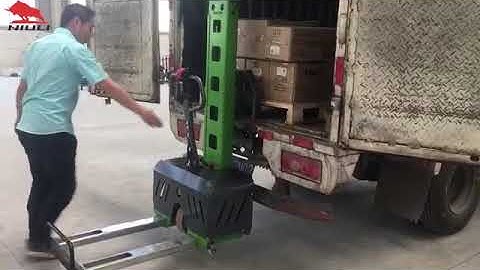 The electric self lifting stacker – perfect for any warehouse!
