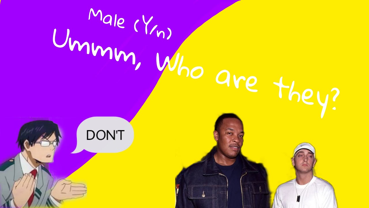 Who are they? | Guilty Conscience| Male (Y/n)