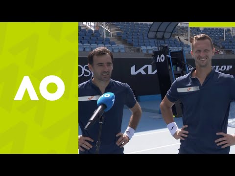 Dodig/Polasek: &quot;The level was really intense&quot; on-court interview (3R) | Australian Open 2021