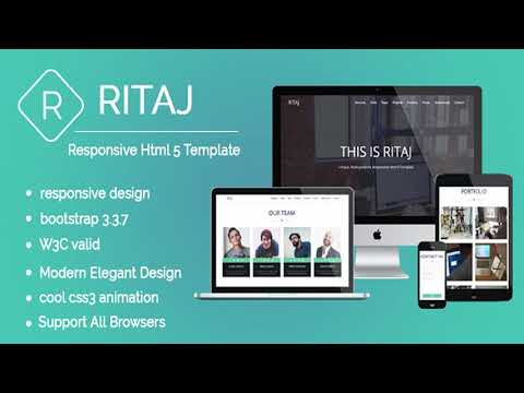 RITAJ : Multi-purpose & Responsive Html 5 Template | Themeforest Website Templates and Themes