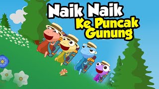 Naik Naik ke Puncak Gunung 🏞️ | Lagu Anak-Anak Populer | Animasi Edukasi & Ceria