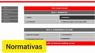 Taxi test (NORMATIVA)