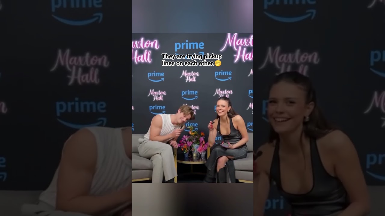 They are trying pickup lines on each other.🤭 / support me guys