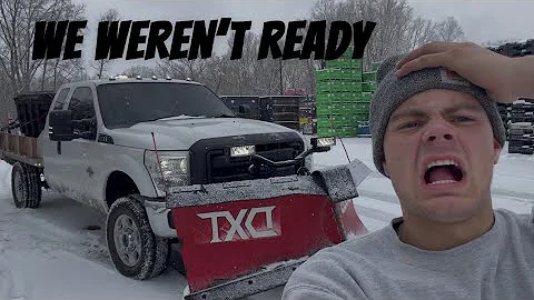 Plow Day Gone WRONG… From Salting to Full Panic Mode!