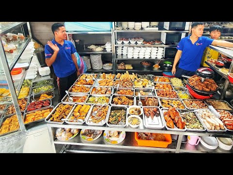 'Cực Chất' Quán Cơm Hơn 60 Món Ngon Ở Sài Gòn | Khách Xếp Hàng Đông Nghẹt | Mua đặc sản 3 miền