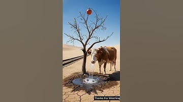 The Desert Apple Tree & The Crying Cow” 🍎🐄🌧️ #ai #shorts #soldier #save #tree